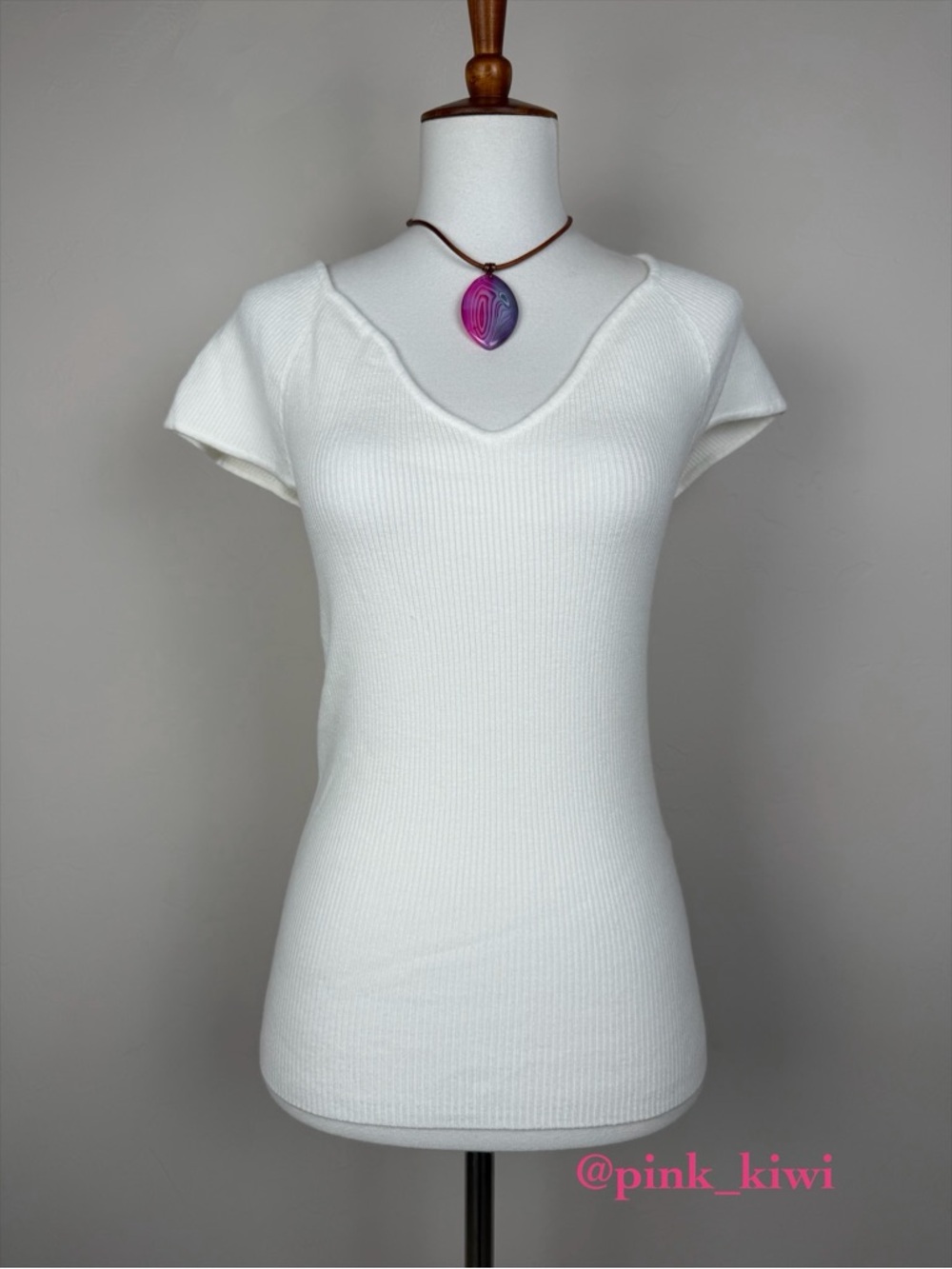 7 For All Mankind Sweetheart Ribbed Top